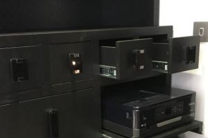 drawers designed to hide/reveal computer